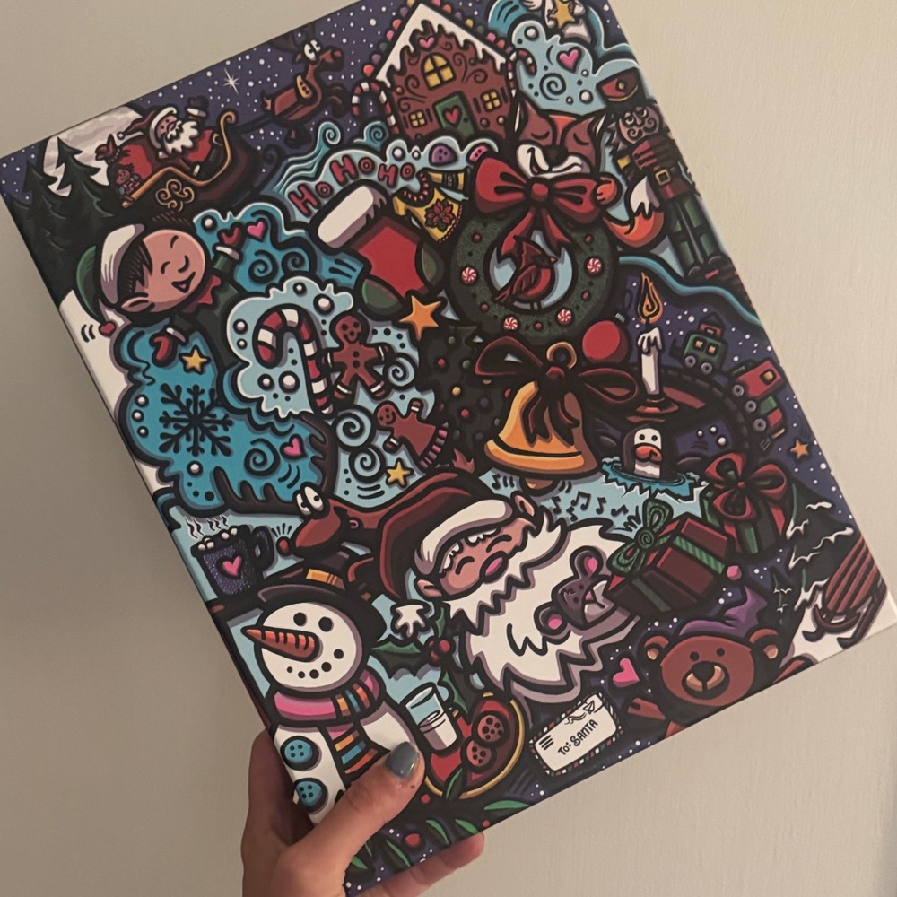 Colorful Holiday Themed Art Box